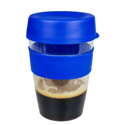 branded Tritan Carry Cup with Lid and Band 360ml, from our range of promotional Reusable Coffee Cups - Plastic & Ceramic