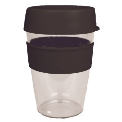branded Tritan Carry Cup with Lid and Band 360ml, from our range of promotional Reusable Coffee Cups - Plastic & Ceramic