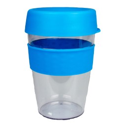 branded Tritan Carry Cup with Lid and Band 360ml, from our range of promotional Reusable Coffee Cups - Plastic & Ceramic