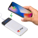 branded Constant 10000 mAh Wireless Power Bank w/Display, from our range of promotional Power Banks