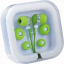 branded Colour Pop Earbuds with Microphone, from our range of promotional Earbuds &amp; Headphones