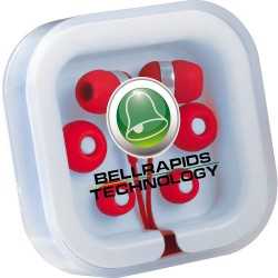 branded Colour Pop Earbuds with Microphone, from our range of promotional Earbuds & Headphones