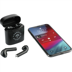 branded Oros TWS Auto Pair Earbuds & Wireless Charging Pad, from our range of promotional Earbuds & Headphones