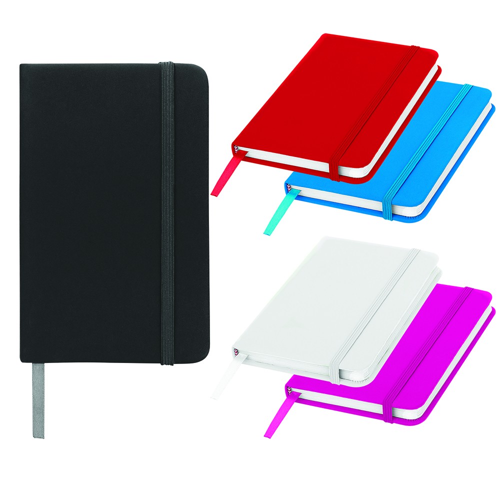 branded Spectrum A6 Notebook, from our range of promotional Promotional Journals & Notebooks