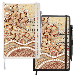 Promotional Journals & Noteboooks - Nova Bound JournalBook with Blank Pages