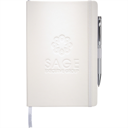 branded Nova Bound JournalBook with Blank Pages, from our range of promotional Promotional Journals & Noteboooks