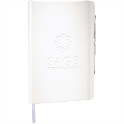 branded Nova Bound JournalBook with Blank Pages, from our range of promotional Promotional Journals & Noteboooks
