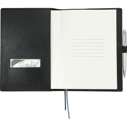 Promotional Journals & Noteboooks - Uptown Refillable Leather JournalBook