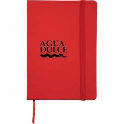 Promotional Journals & Noteboooks - 5 x 7 inch Snap Elastic Closure Notebook