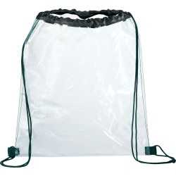 Clear Stadium Bags - Rally Clear Drawstring Sportspack