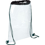 Clear Stadium Bags  - Rally Clear Drawstring Sportspack