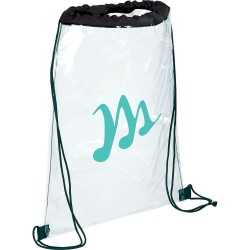 Clear Stadium Bags - Rally Clear Drawstring Sportspack