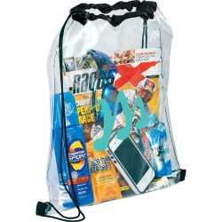 Clear Stadium Bags - Rally Clear Drawstring Sportspack