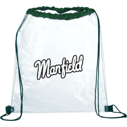 Clear Stadium Bags - Rally Clear Drawstring Sportspack