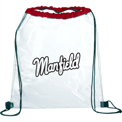 Clear Stadium Bags - Rally Clear Drawstring Sportspack