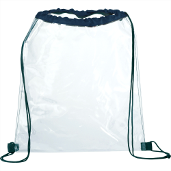 Clear Stadium Bags - Rally Clear Drawstring Sportspack