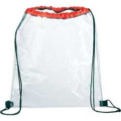 Clear Stadium Bags - Rally Clear Drawstring Sportspack