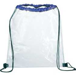 Clear Stadium Bags - Rally Clear Drawstring Sportspack