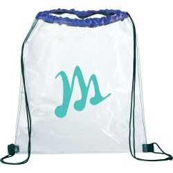 Clear Stadium Bags - Rally Clear Drawstring Sportspack