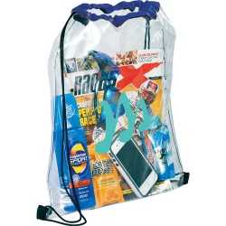 Clear Stadium Bags - Rally Clear Drawstring Sportspack