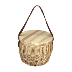 branded Portofino Trekk Wicker Cooler Basket, from our range of promotional Cooler Bags