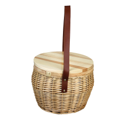 branded Portofino Trekk Wicker Cooler Basket, from our range of promotional Cooler Bags