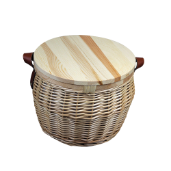 branded Portofino Trekk Wicker Cooler Basket, from our range of promotional Cooler Bags