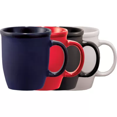 branded Cafe Au Lait Ceramic Mug 350ml, from our range of promotional Coffee Mugs