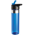 Drink Bottles - Plastic  - Drink Bottle with Foldaway Sipper 600ml