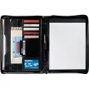 branded Renaissance Zippered Padfolio, from our range of promotional Non Leather Compendiums