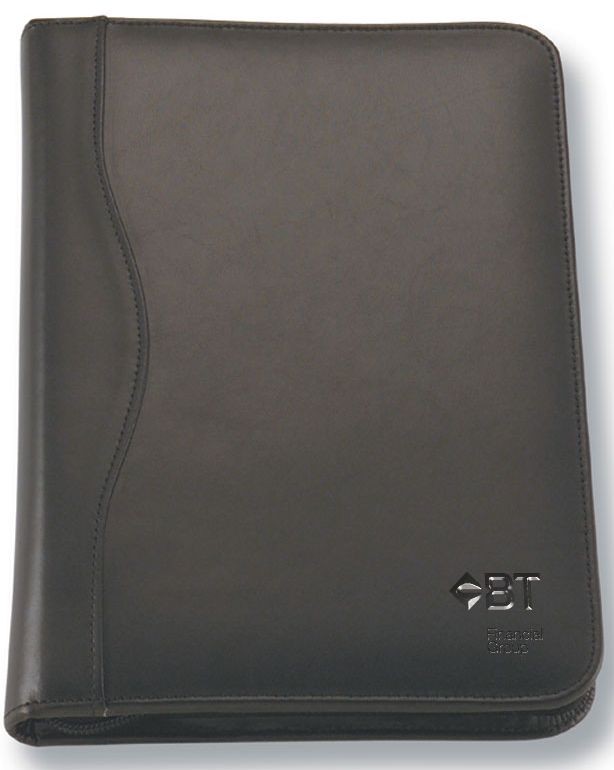 branded The Executive Deluxe A4 Leather Compendium, from our range of promotional Leather Compendiums