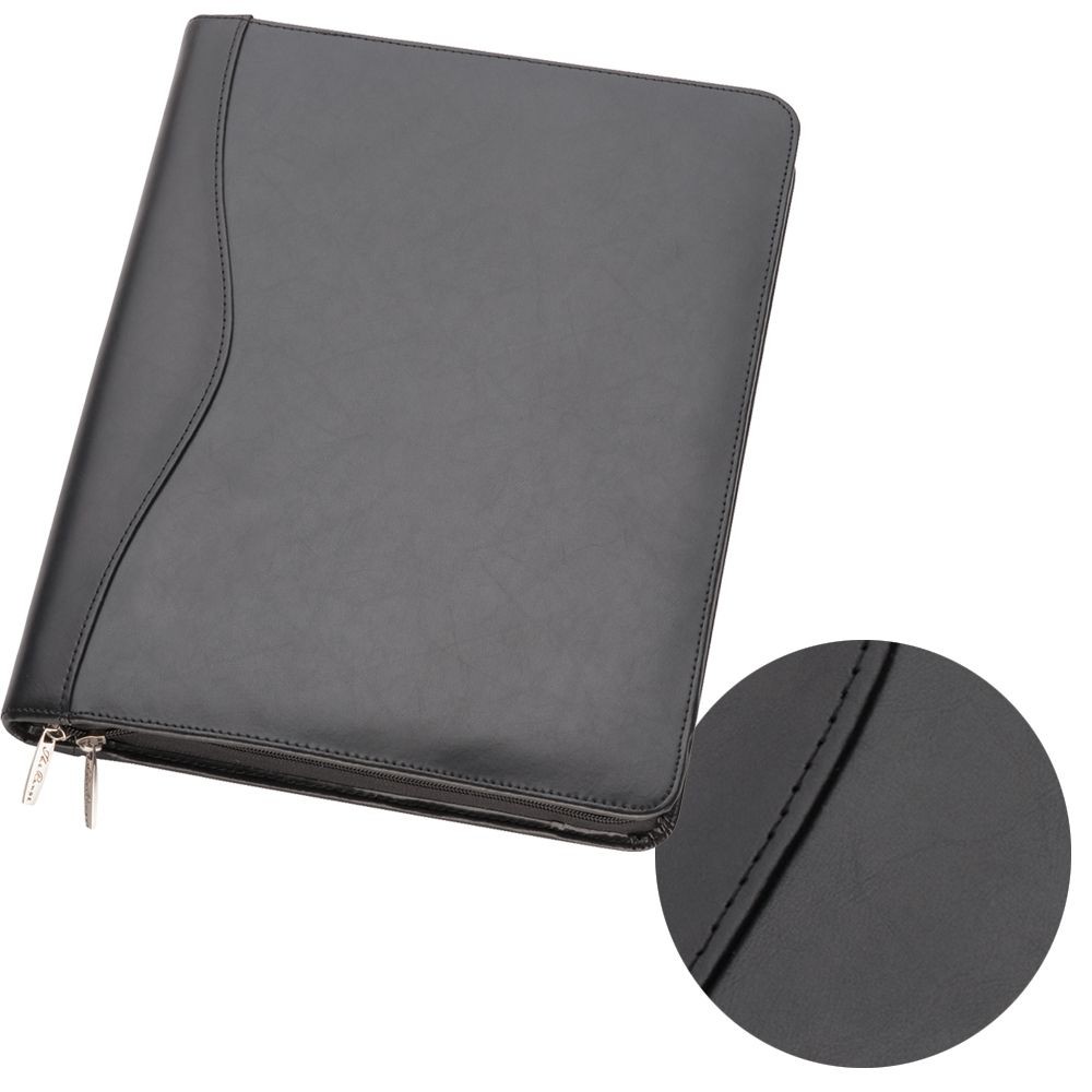 branded The Executive Deluxe A4 Leather Compendium, from our range of promotional Leather Compendiums