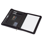 Non Leather Compendiums  - Manchester A4 Imitation Leather Zip Compendium
