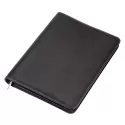branded Manchester A4 Imitation Leather Zip Compendium, from our range of promotional Non Leather Compendiums