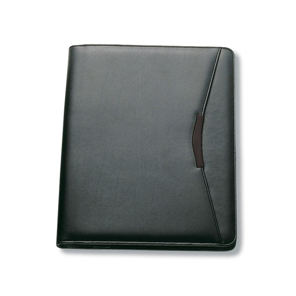 branded The Metropolitan Imitation Leather A4 Zippered Compendium, from our range of promotional Non Leather Compendiums