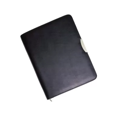 branded The Stella A4 Zip Compendium with Calculator, from our range of promotional Non Leather Compendiums