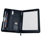 Non Leather Compendiums  - The Stella A4 Zip Compendium with Calculator