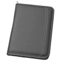 branded Contrast A5 Zippered Compendium, from our range of promotional Non Leather Compendiums