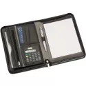 branded Two-tone A5 Zippered Compendium, from our range of promotional Non Leather Compendiums