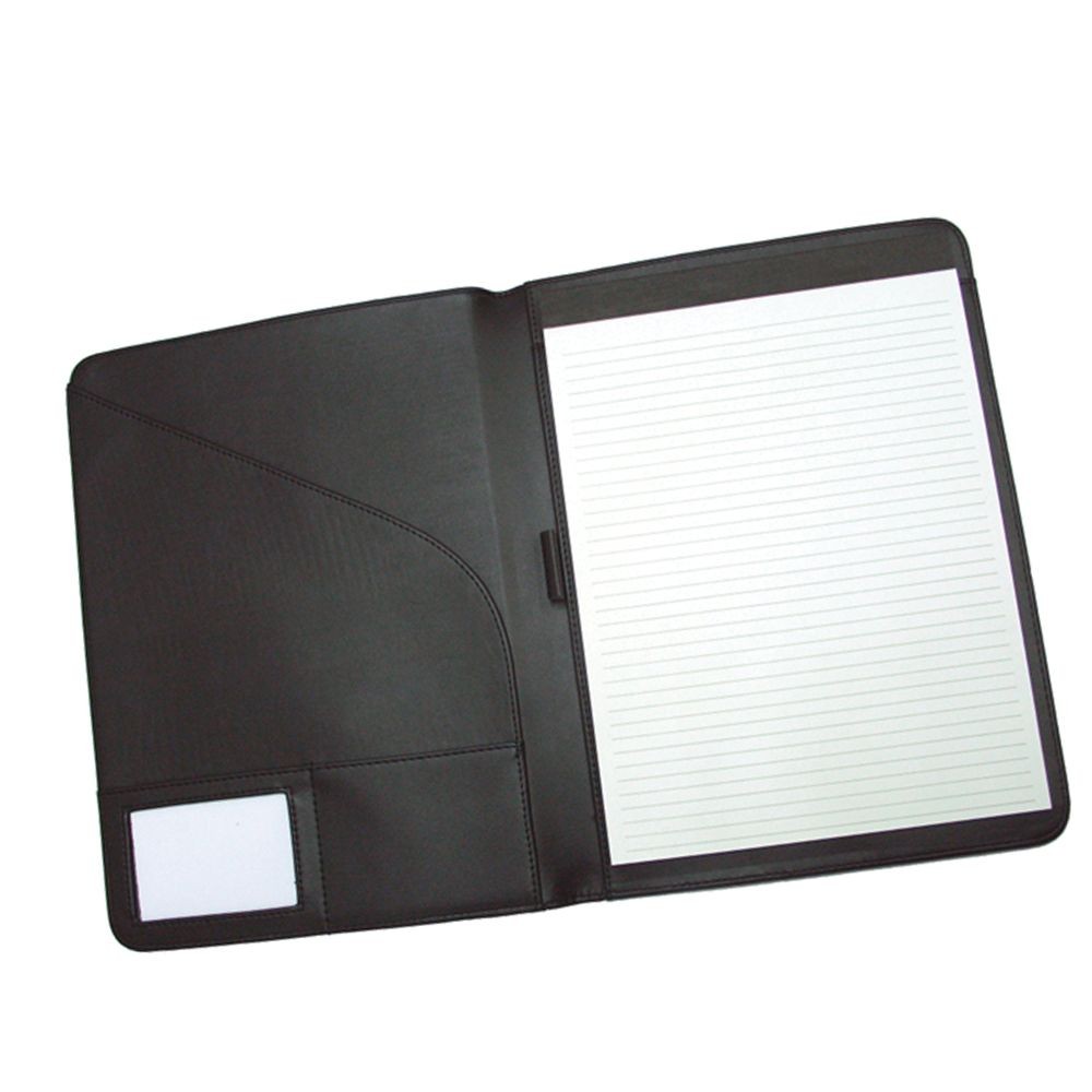 branded A4 Leather Look Pad Cover, from our range of promotional Non Leather Compendiums