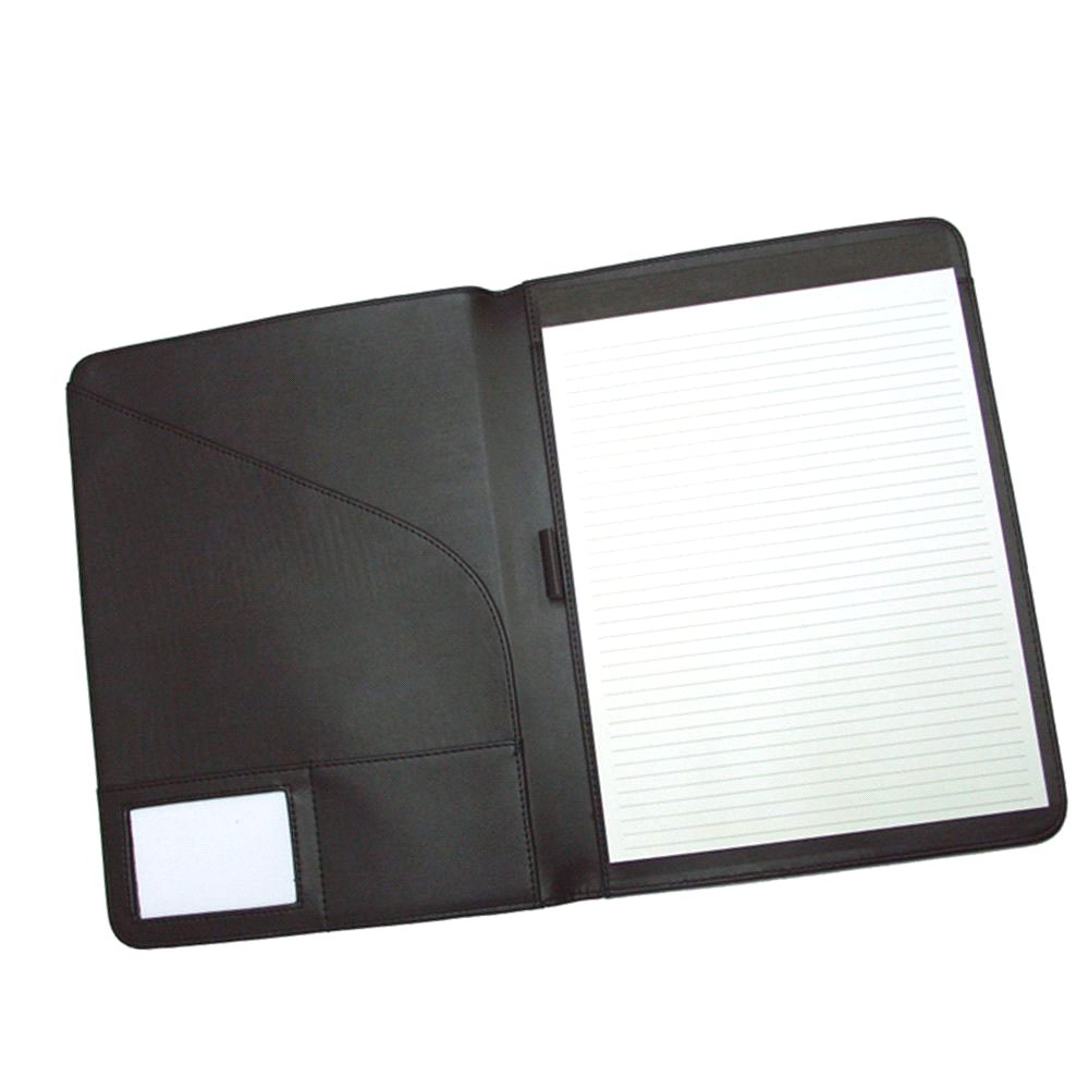 branded A4 Leather Look Pad Cover, from our range of promotional Non Leather Compendiums