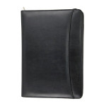 Non Leather Compendiums  - The Manhattan A4 Imitation Leather Zip Compendium