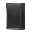 branded The Manhattan A4 Imitation Leather Zip Compendium, from our range of promotional Non Leather Compendiums