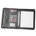branded The York A4 Compendium in Imitation Leather, from our range of promotional Non Leather Compendiums