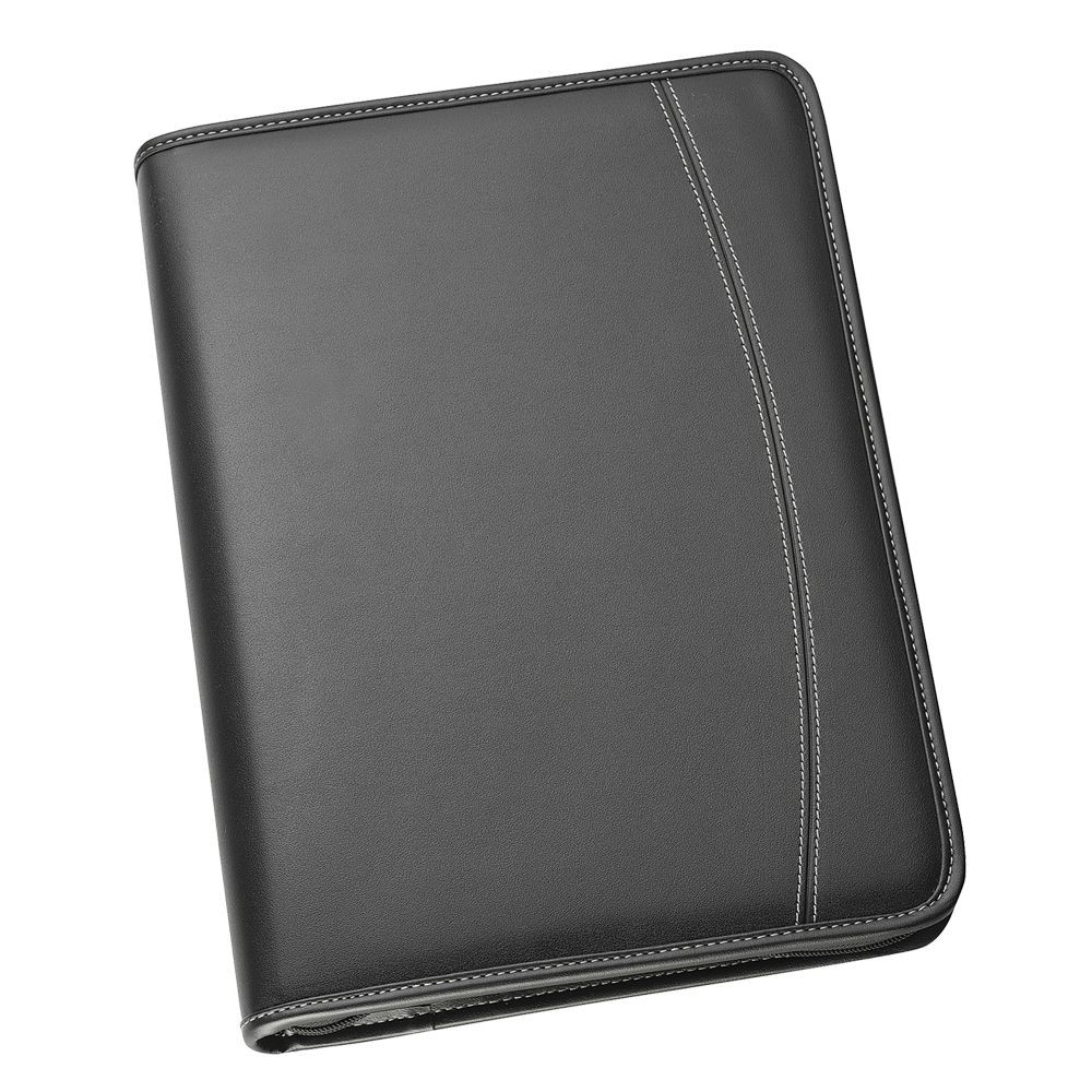 branded The York A4 Compendium in Imitation Leather, from our range of promotional Non Leather Compendiums