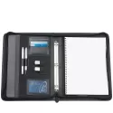 branded Glasgow A4 Compendium in Imitation Leather, from our range of promotional Non Leather Compendiums