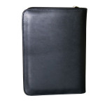 Ring Binder Compendiums  - A5 Zippered Compendium with Metal Badge