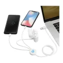 branded 5-in-1 Charging Cable with Antimicrobial Additive, from our range of promotional USB Hubs &amp; Cables