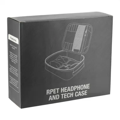 branded RPET Headphone and Tech Case, from our range of promotional RPET Enviro Products