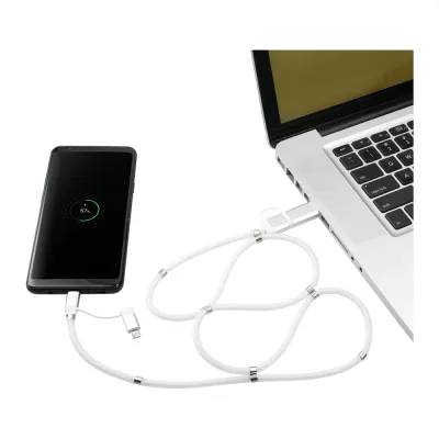 branded Whirl 5-in-1 Charging Cable with Magnetic Wrap, from our range of promotional USB Hubs & Cables